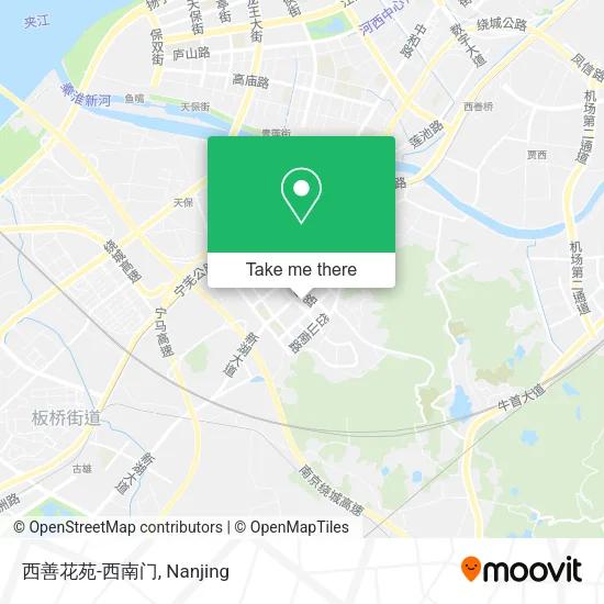 西善花苑-西南门 map