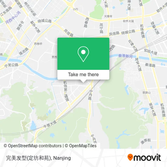 完美发型(定坊和苑) map
