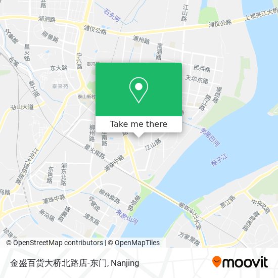 金盛百货大桥北路店-东门 map