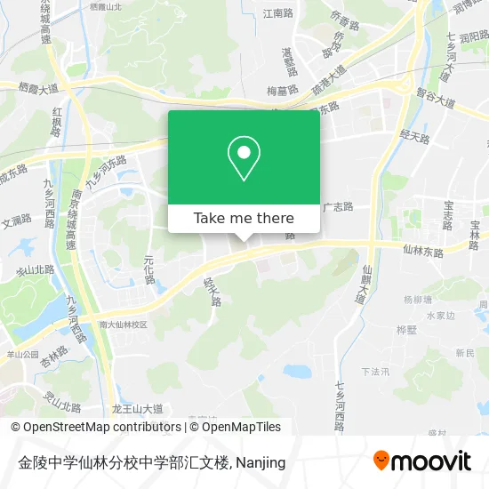 金陵中学仙林分校中学部汇文楼 map
