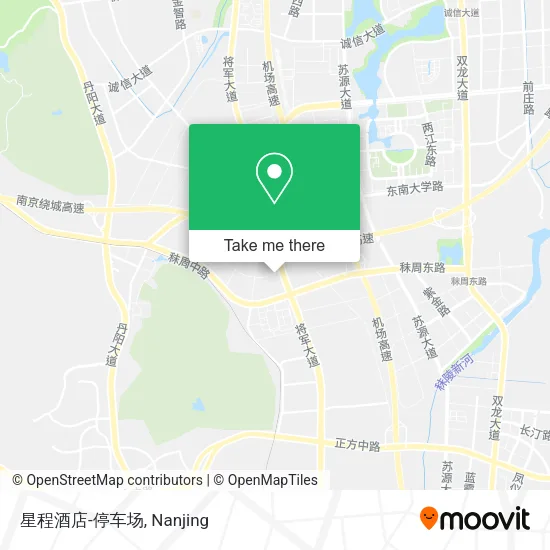 星程酒店-停车场 map