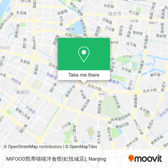 MIFOOD凯蒂喵喵洋食馆(虹悦城店) map