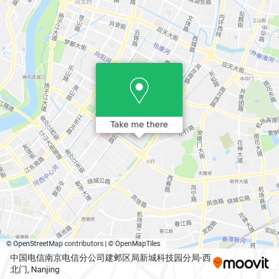 中国电信南京电信分公司建邺区局新城科技园分局-西北门 map