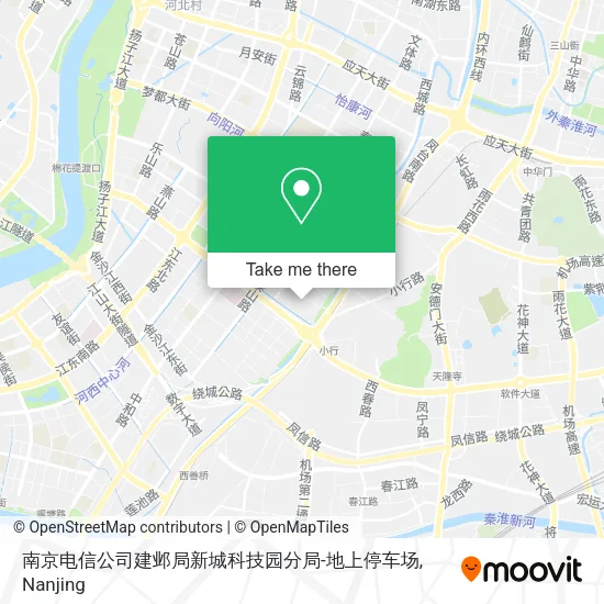 南京电信公司建邺局新城科技园分局-地上停车场 map