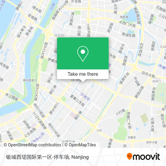 银城西堤国际第一区-停车场 map
