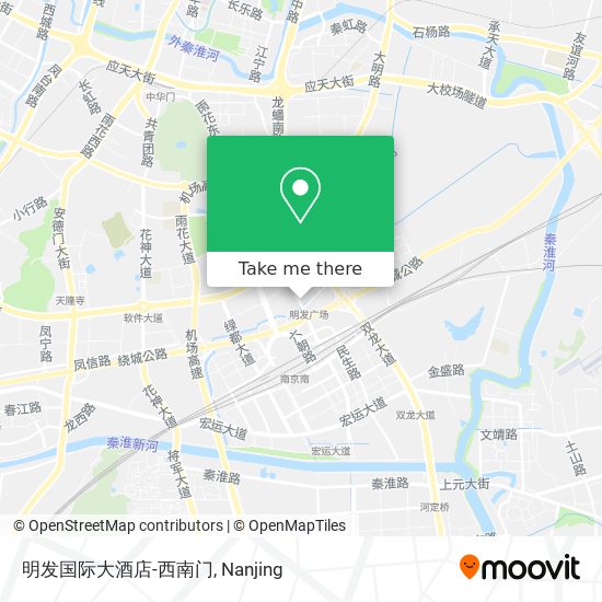 明发国际大酒店-西南门 map