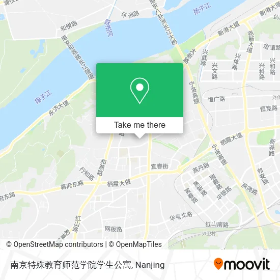 南京特殊教育师范学院学生公寓 map