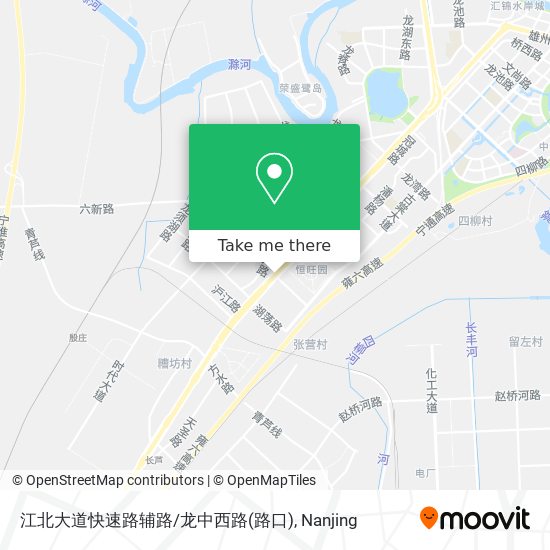江北大道快速路辅路/龙中西路(路口) map