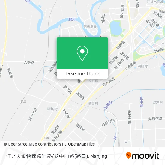 江北大道快速路辅路/龙中西路(路口) map