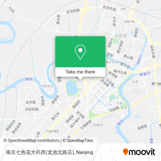 南京七色花大药房(龙池北路店) map