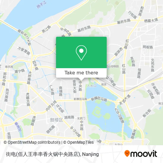 街电(佰人王串串香火锅中央路店) map