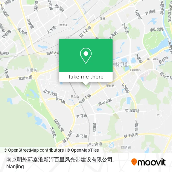 南京明外郭秦淮新河百里风光带建设有限公司 map