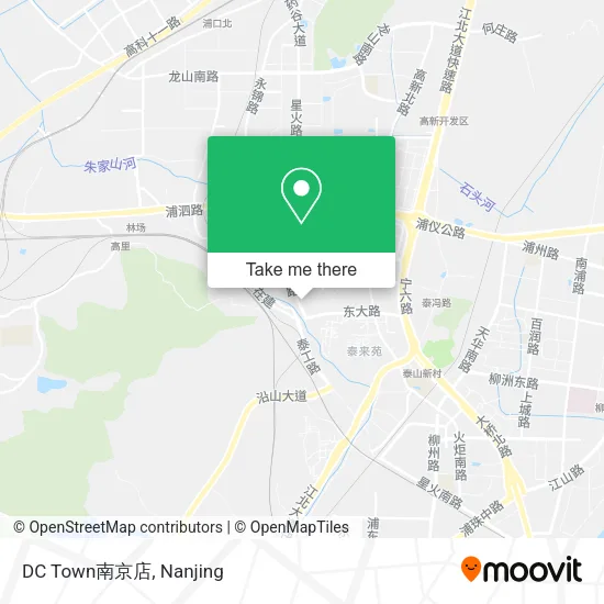 DC Town南京店 map