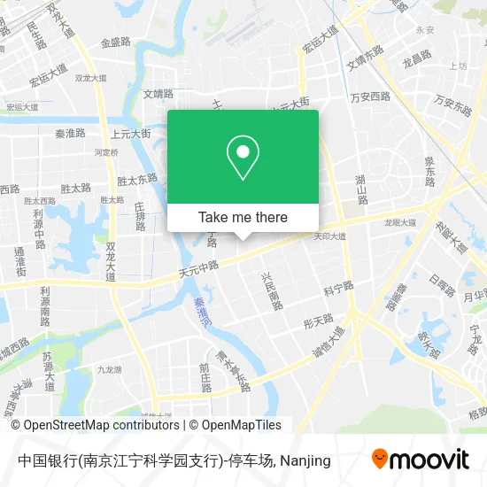 中国银行(南京江宁科学园支行)-停车场 map
