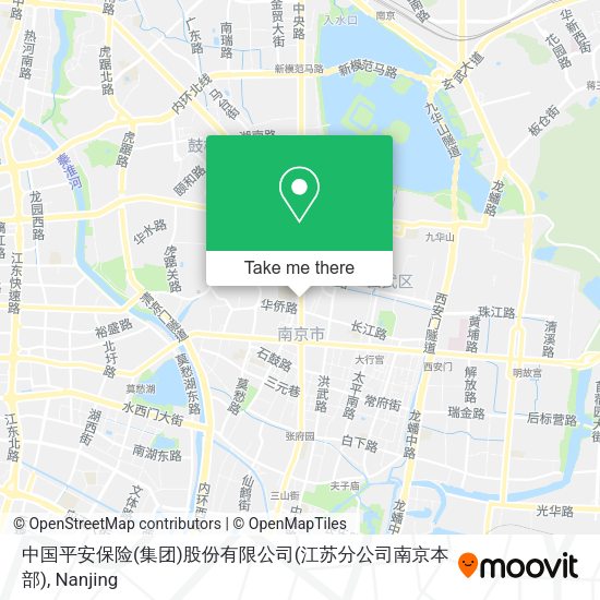 中国平安保险(集团)股份有限公司(江苏分公司南京本部) map