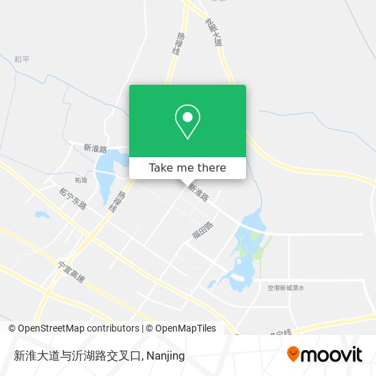 新淮大道与沂湖路交叉口 map