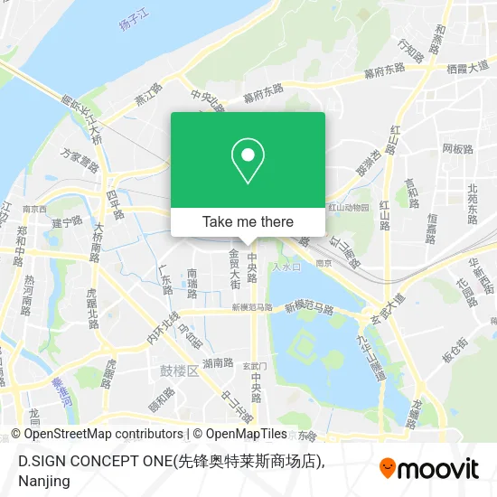 D.SIGN CONCEPT ONE(先锋奥特莱斯商场店) map
