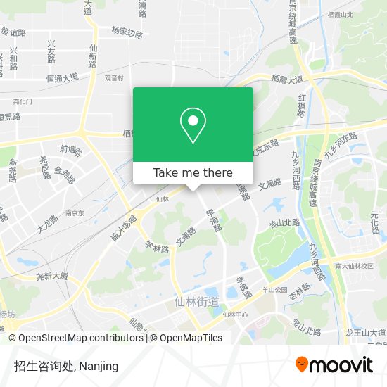 招生咨询处 map