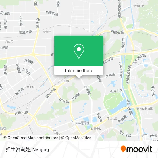 招生咨询处 map