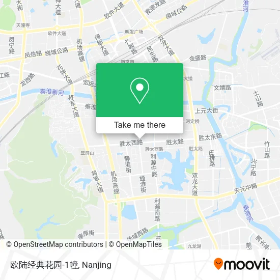 欧陆经典花园-1幢 map