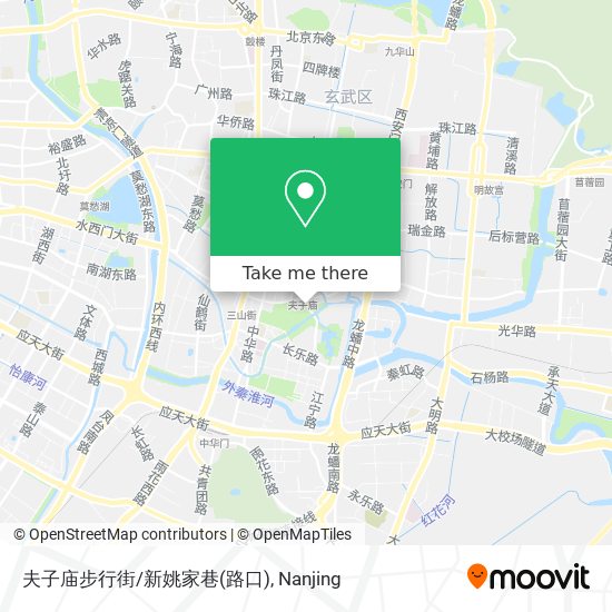夫子庙步行街/新姚家巷(路口) map