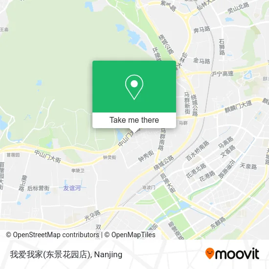 我爱我家(东景花园店) map