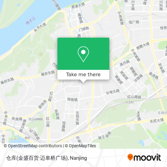 仓库(金盛百货·迈皋桥广场) map