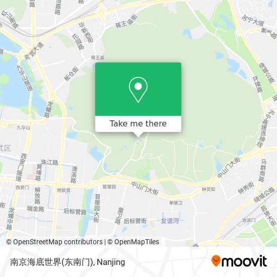 南京海底世界(东南门) map