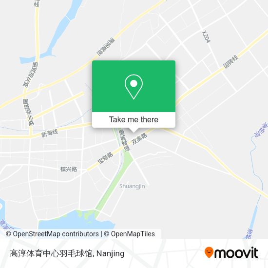 高淳体育中心羽毛球馆 map