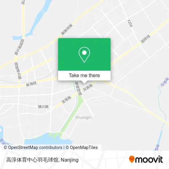 高淳体育中心羽毛球馆 map