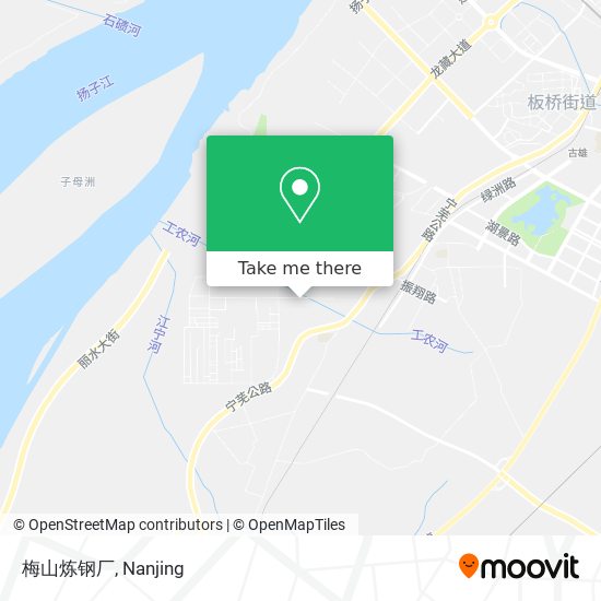 梅山炼钢厂 map
