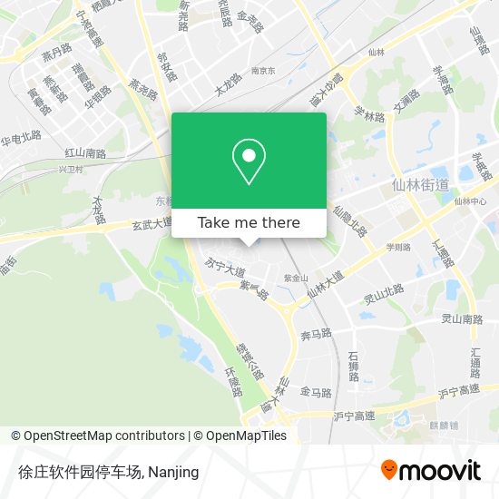 徐庄软件园停车场 map