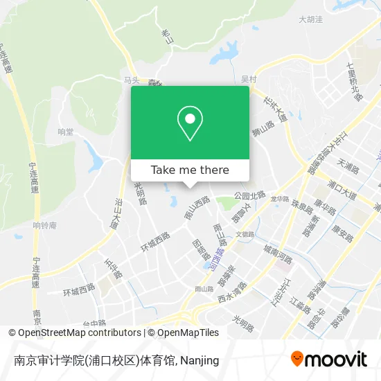 南京审计学院(浦口校区)体育馆 map