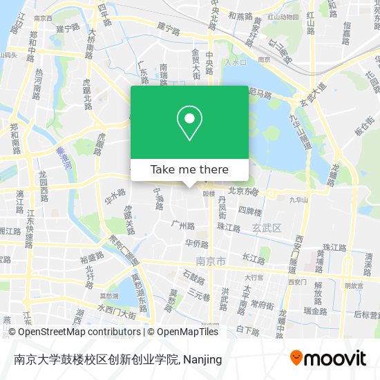 南京大学鼓楼校区创新创业学院 map