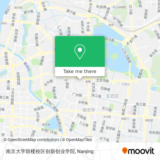 南京大学鼓楼校区创新创业学院 map