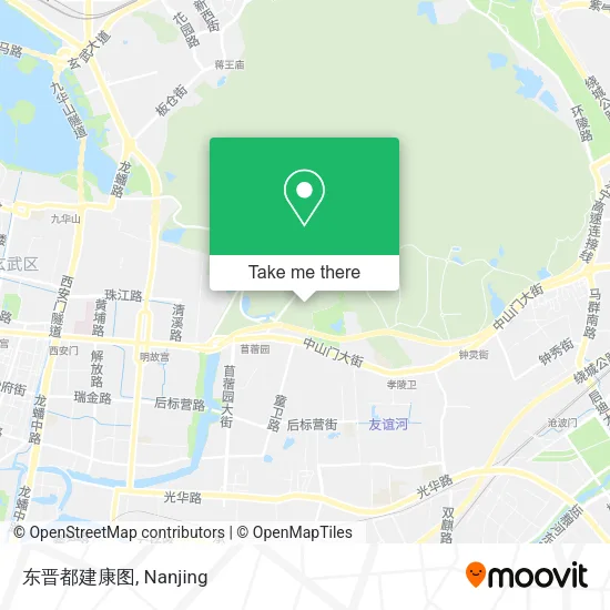 东晋都建康图 map