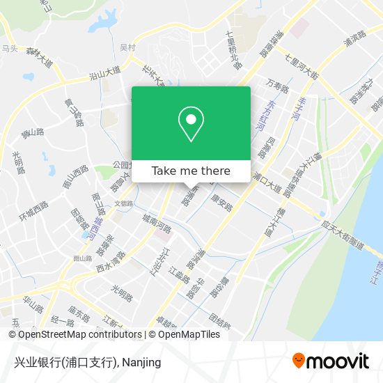 兴业银行(浦口支行) map