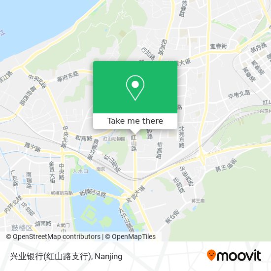 兴业银行(红山路支行) map