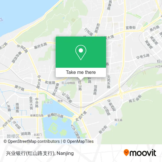 兴业银行(红山路支行) map