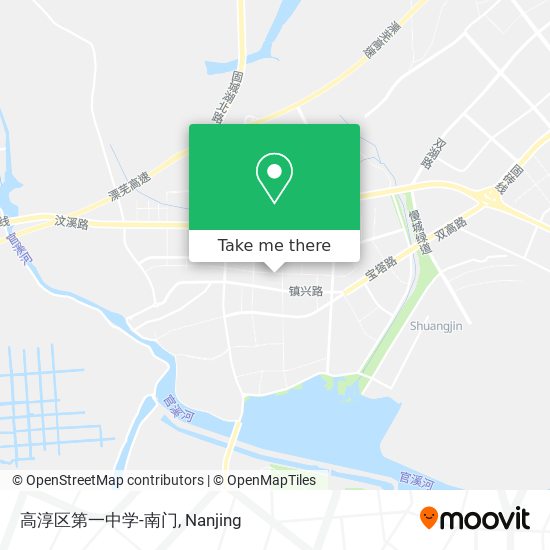 高淳区第一中学-南门 map