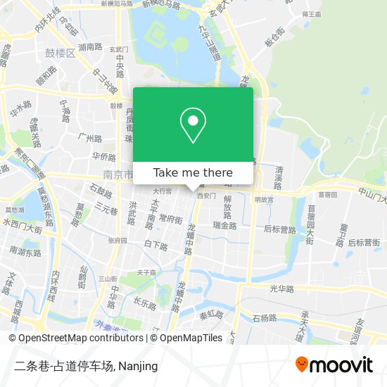 二条巷-占道停车场 map
