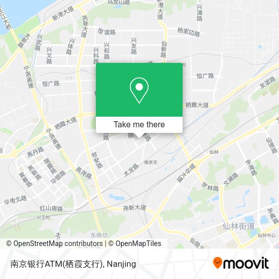 南京银行ATM(栖霞支行) map