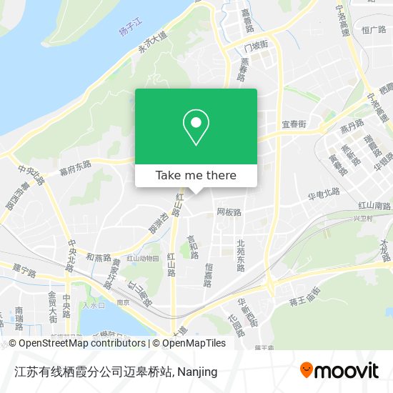 江苏有线栖霞分公司迈皋桥站 map