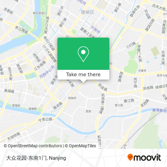 大众花园-东南1门 map