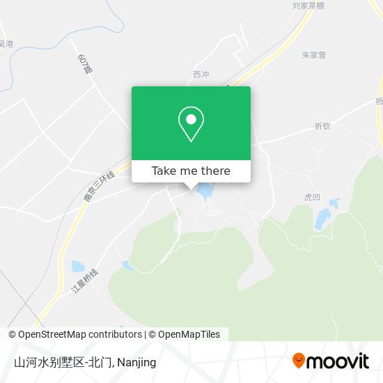 山河水别墅区-北门 map