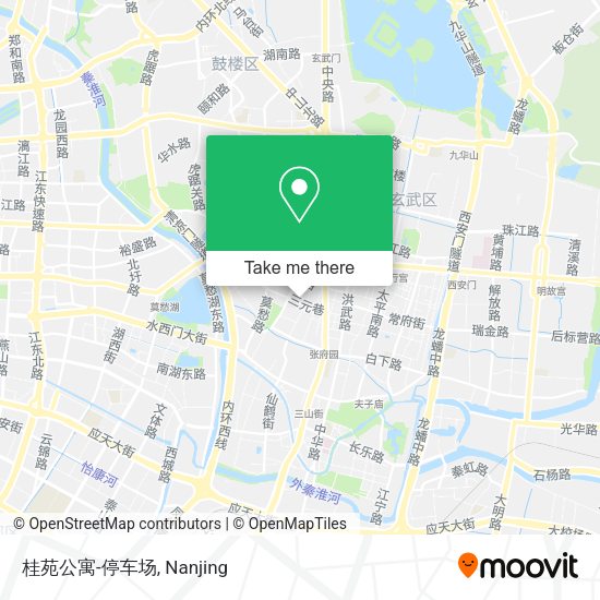 桂苑公寓-停车场 map