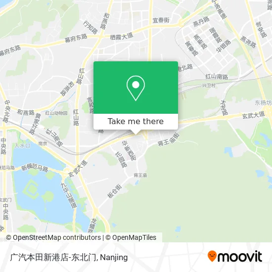 广汽本田新港店-东北门 map