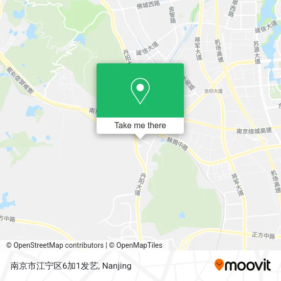 南京市江宁区6加1发艺 map