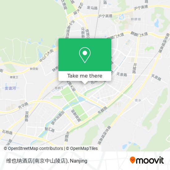 维也纳酒店(南京中山陵店) map