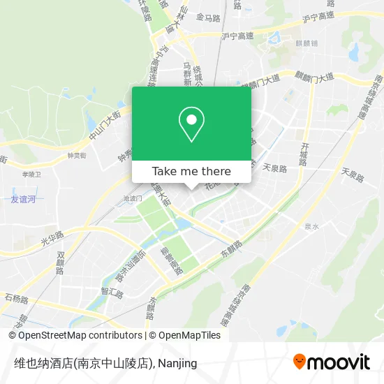 维也纳酒店(南京中山陵店) map